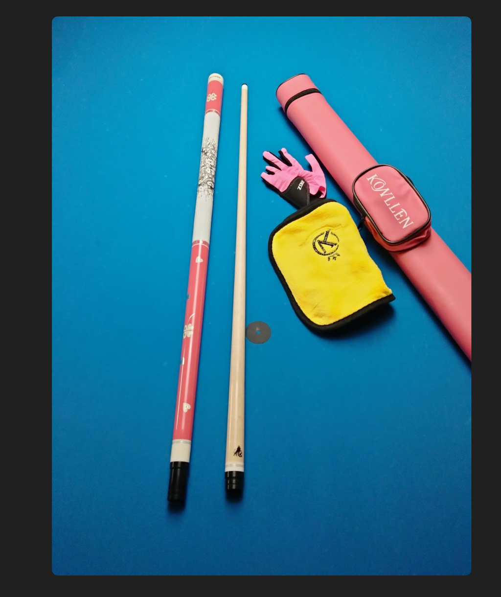 Konllen AK-P2 Clover Hybrid Pool Cue (Pink)
