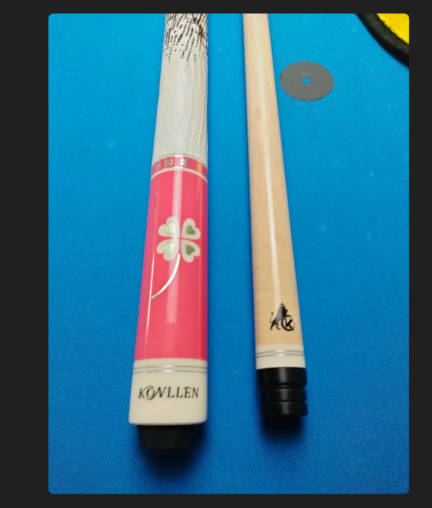 Konllen AK-P2 Clover Hybrid Pool Cue (Pink)